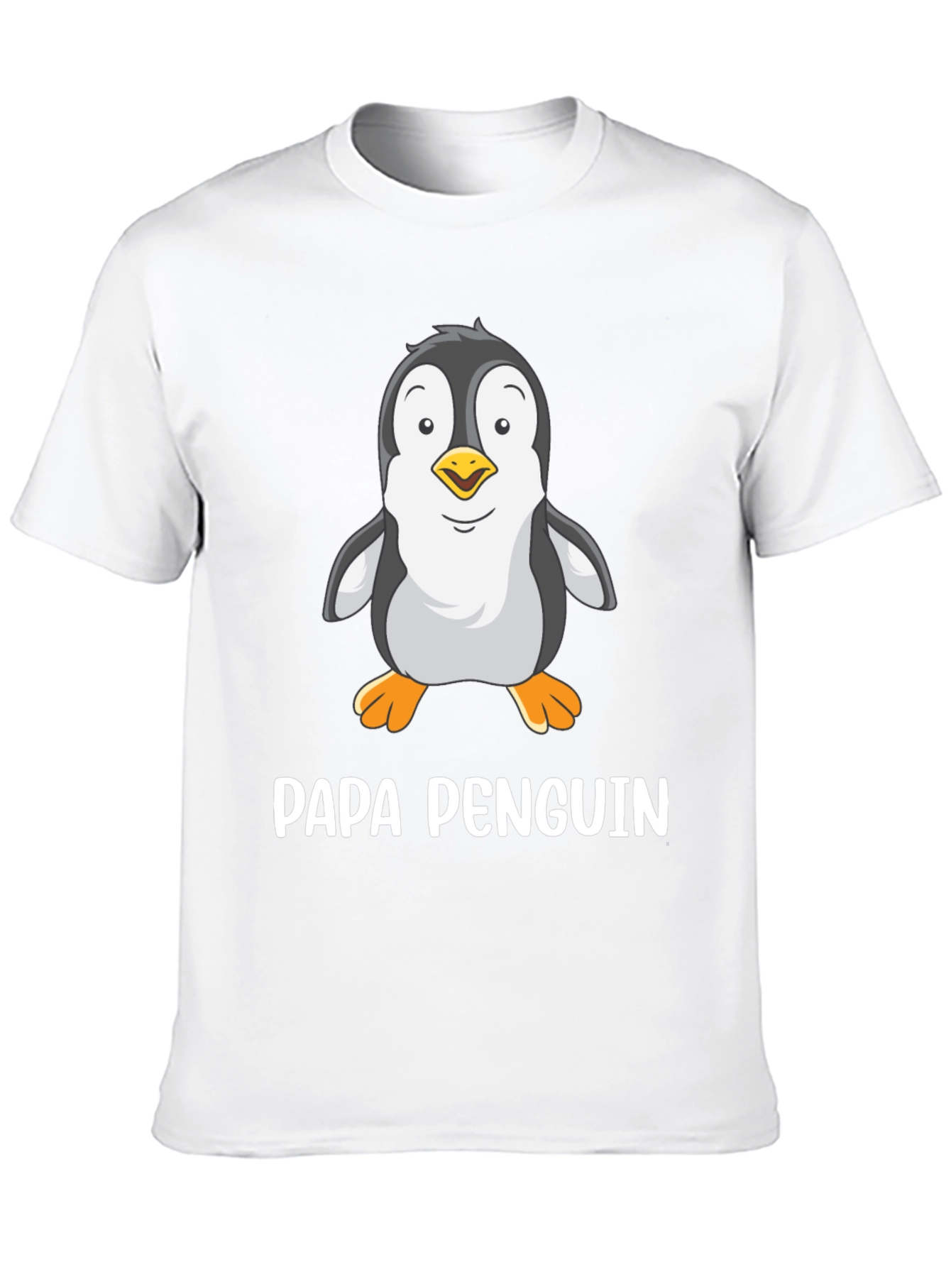 Papa Penguin T-Shirt - Dads Funny Animal Tee