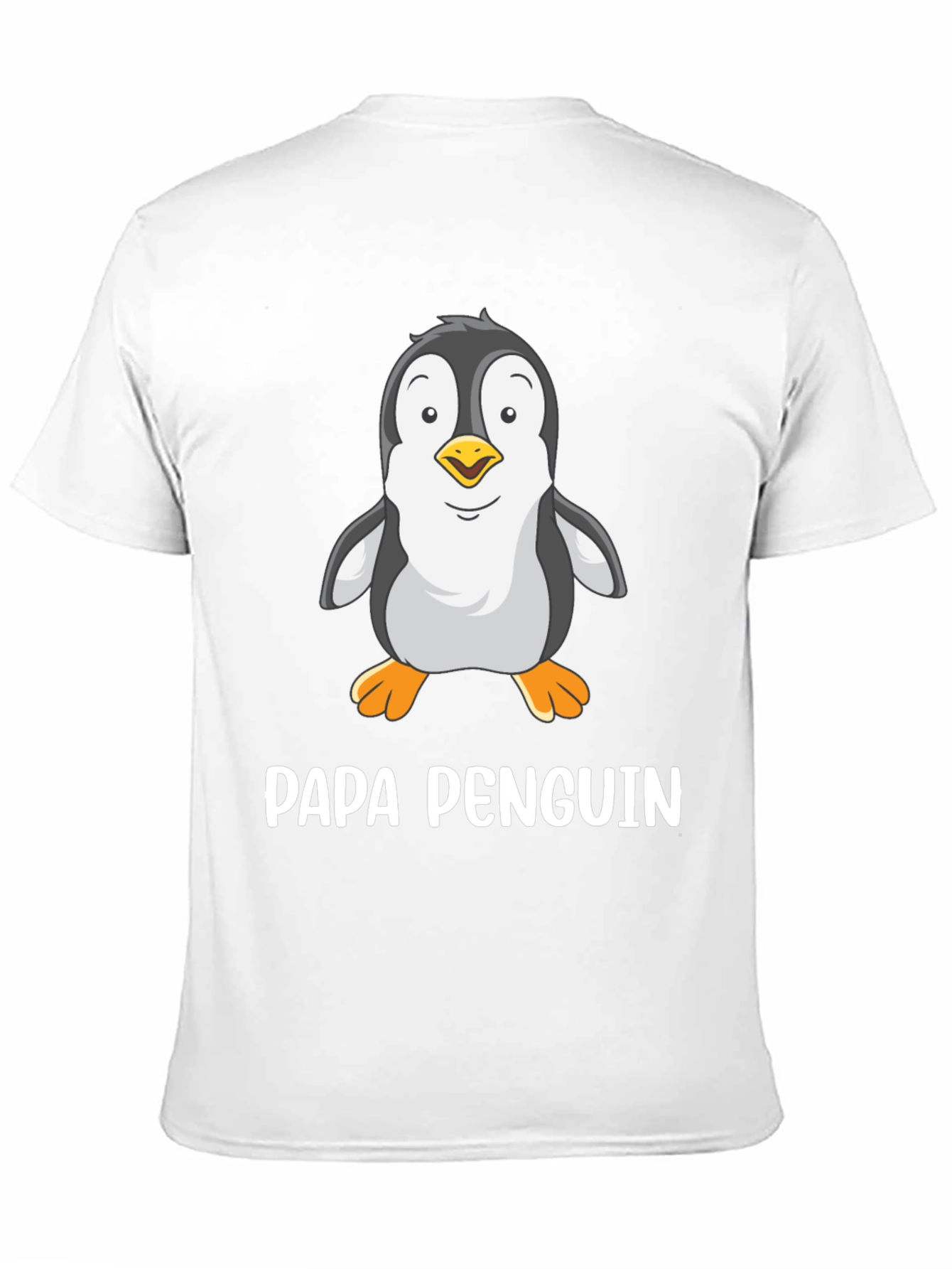 Papa Penguin T-Shirt - Dads Funny Animal Tee