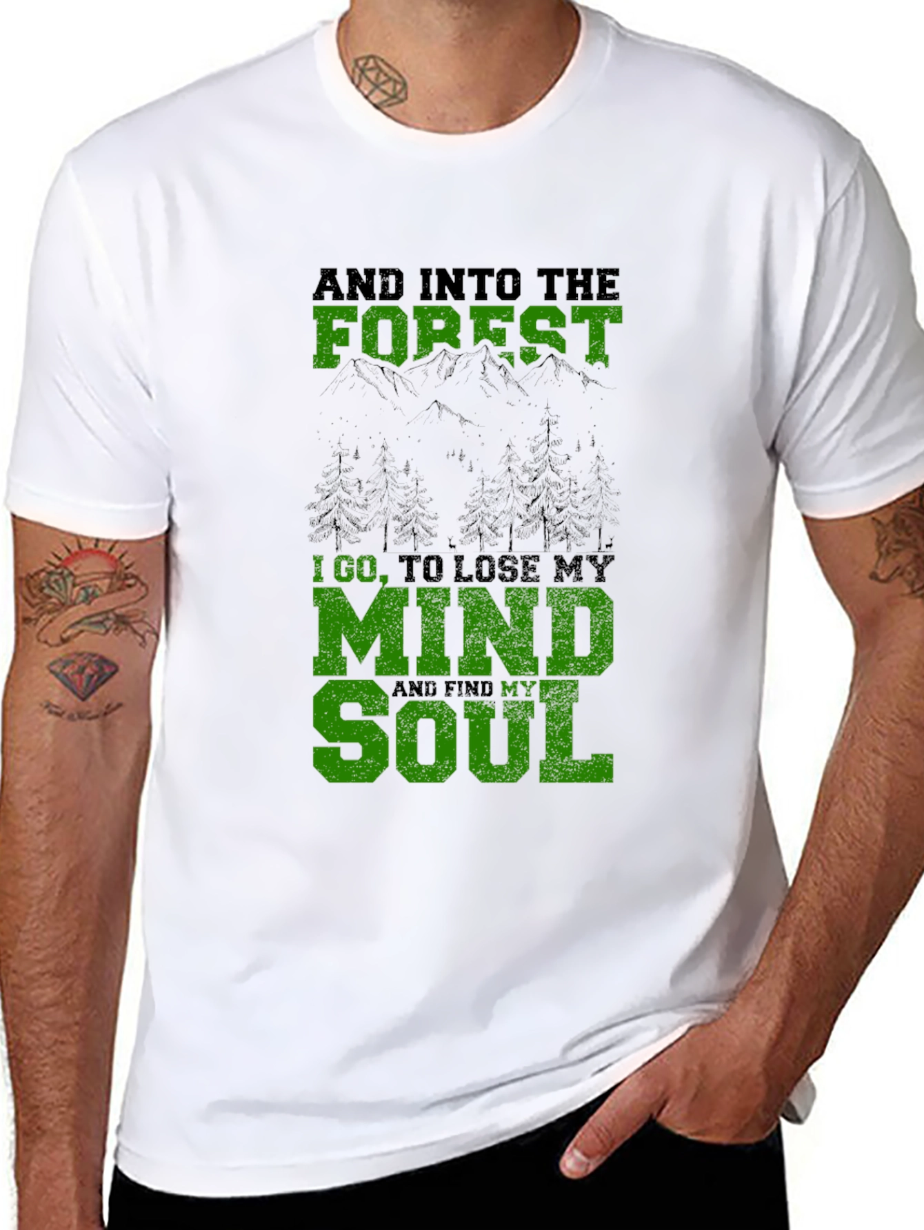 Forest Mind and Soul Graphic Tee