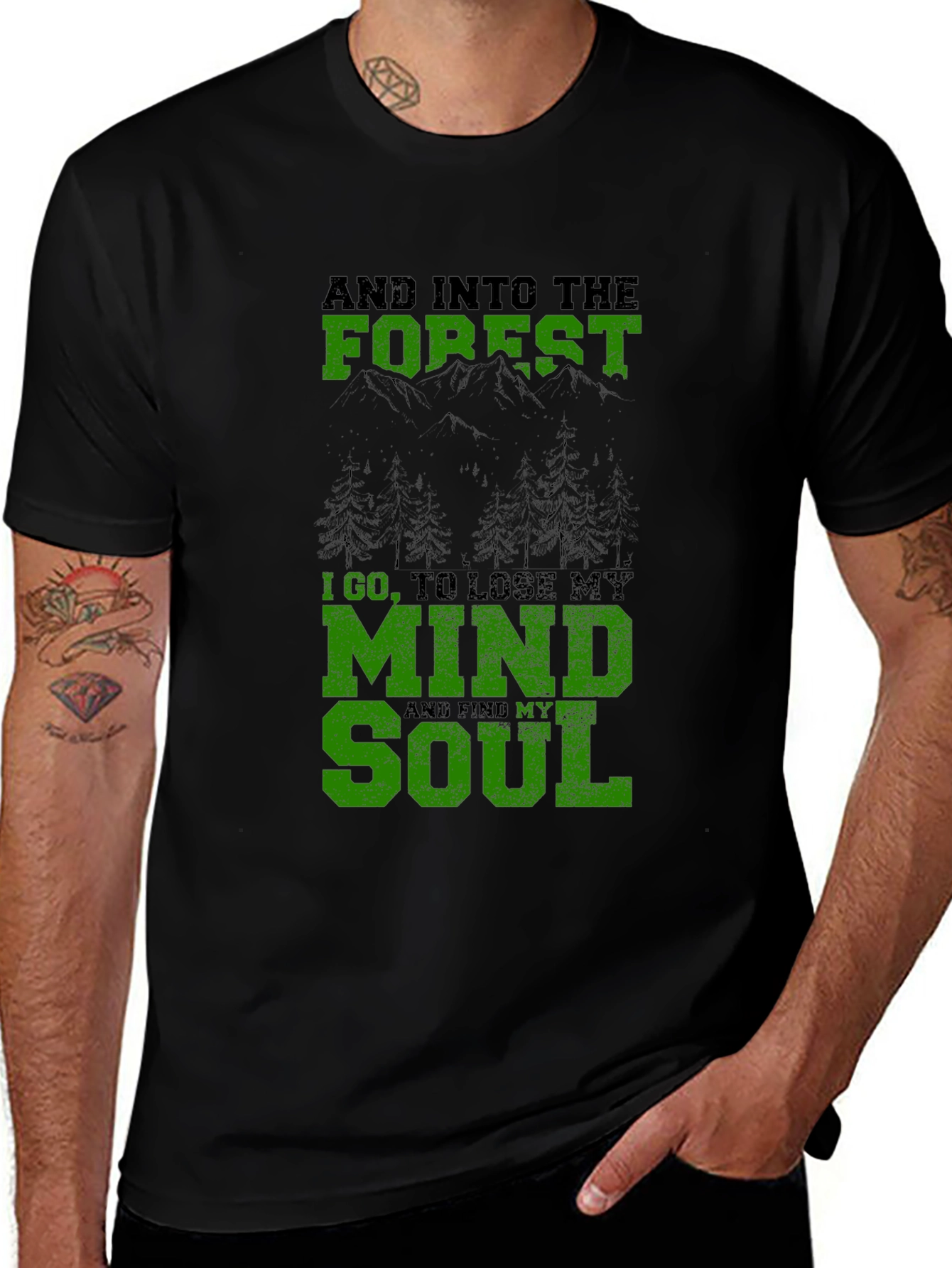 Forest Mind and Soul Graphic Tee