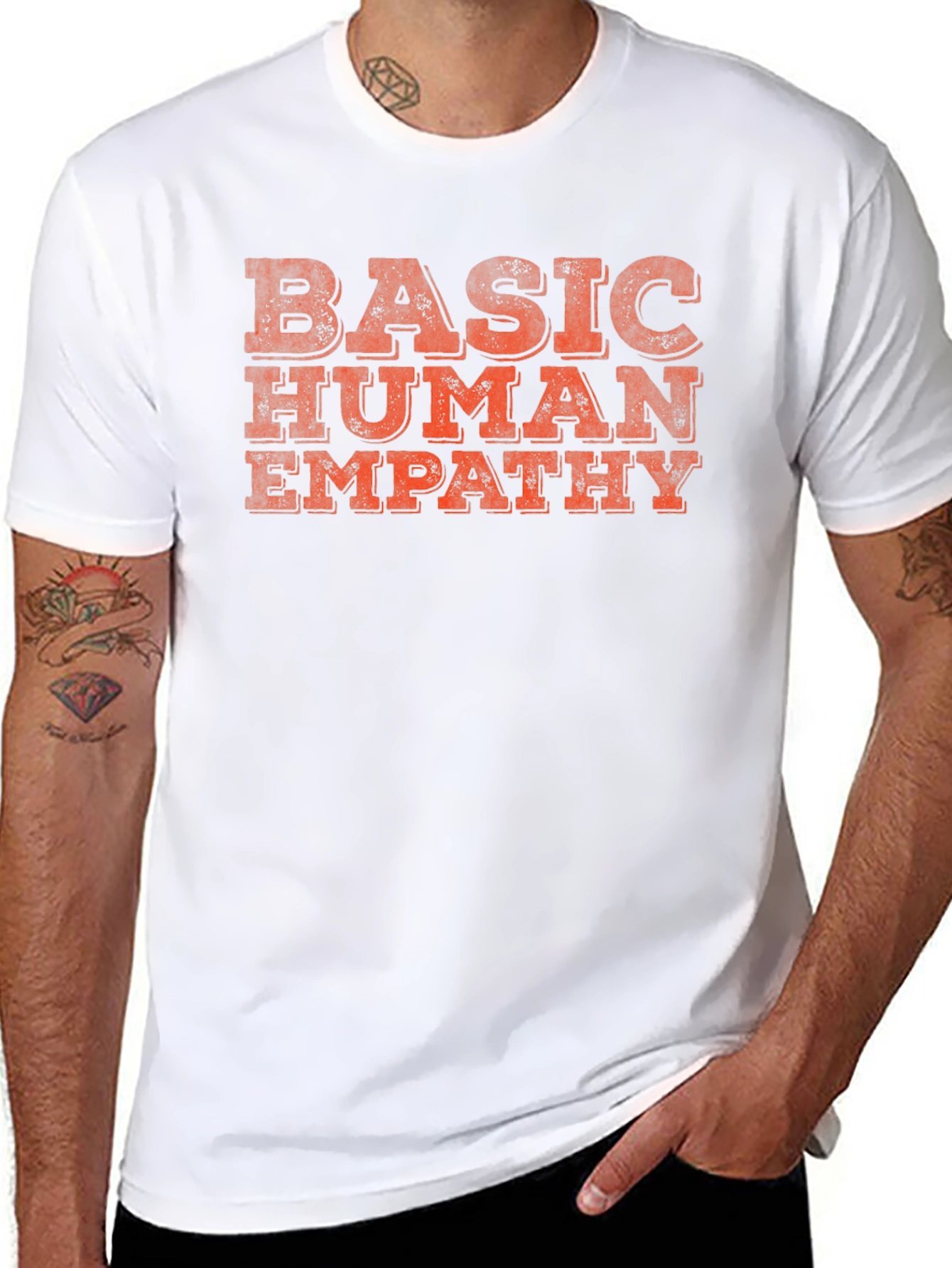 Basic Human Empathy Graphic Tee - Black Unisex