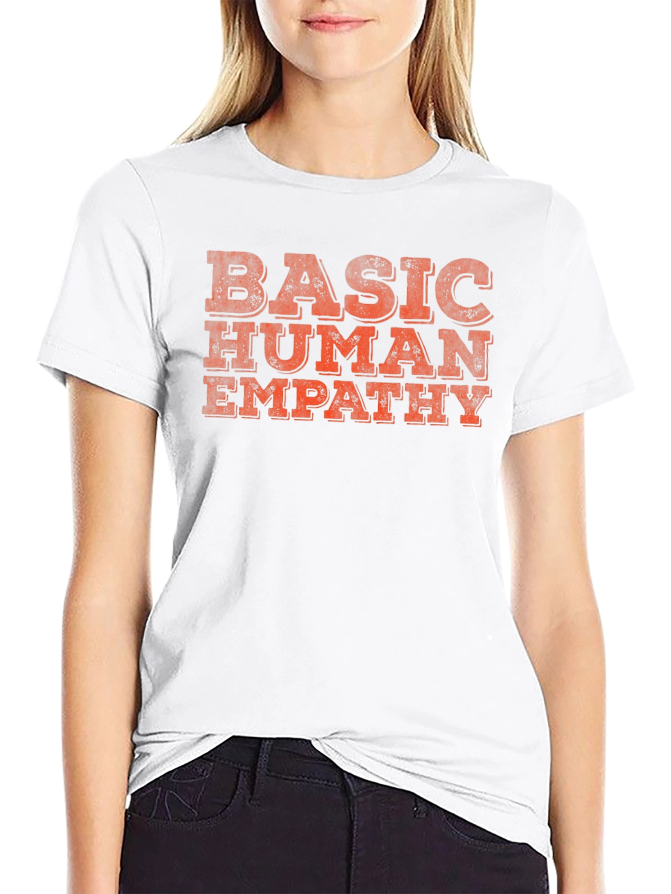Basic Human Empathy Graphic Tee - Black Unisex