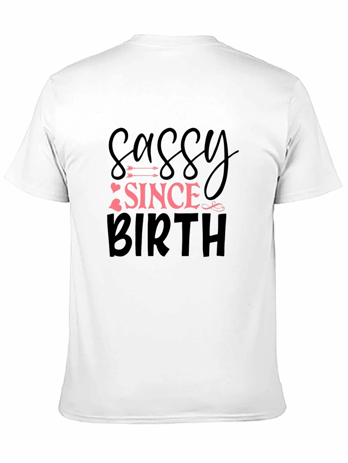 Sassy Since Birth Black Graphic Tee