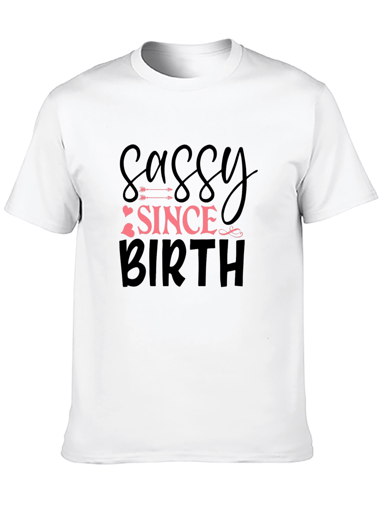 Sassy Since Birth Black Graphic Tee