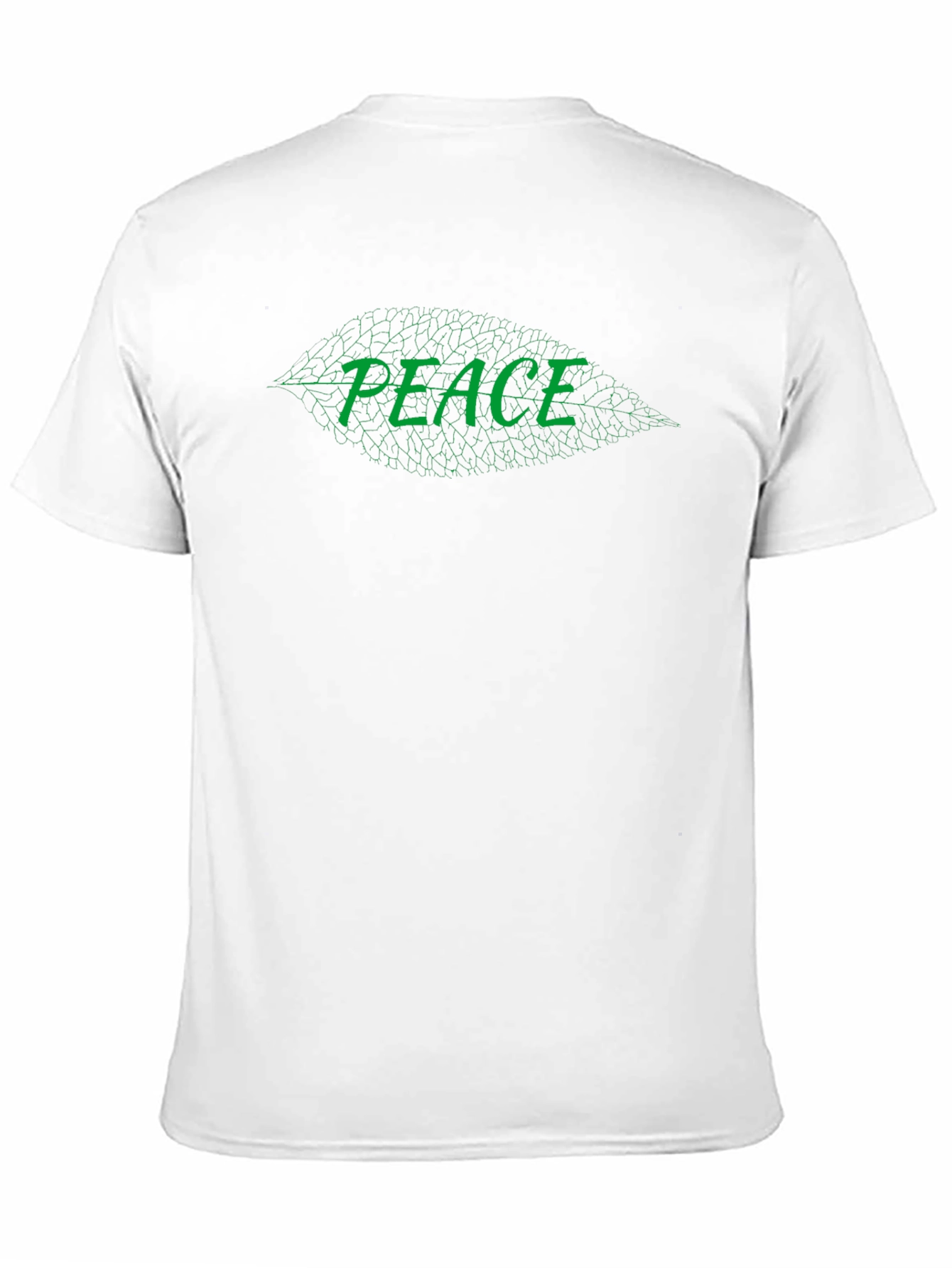 Peace Leaf Graphic Black T-Shirt