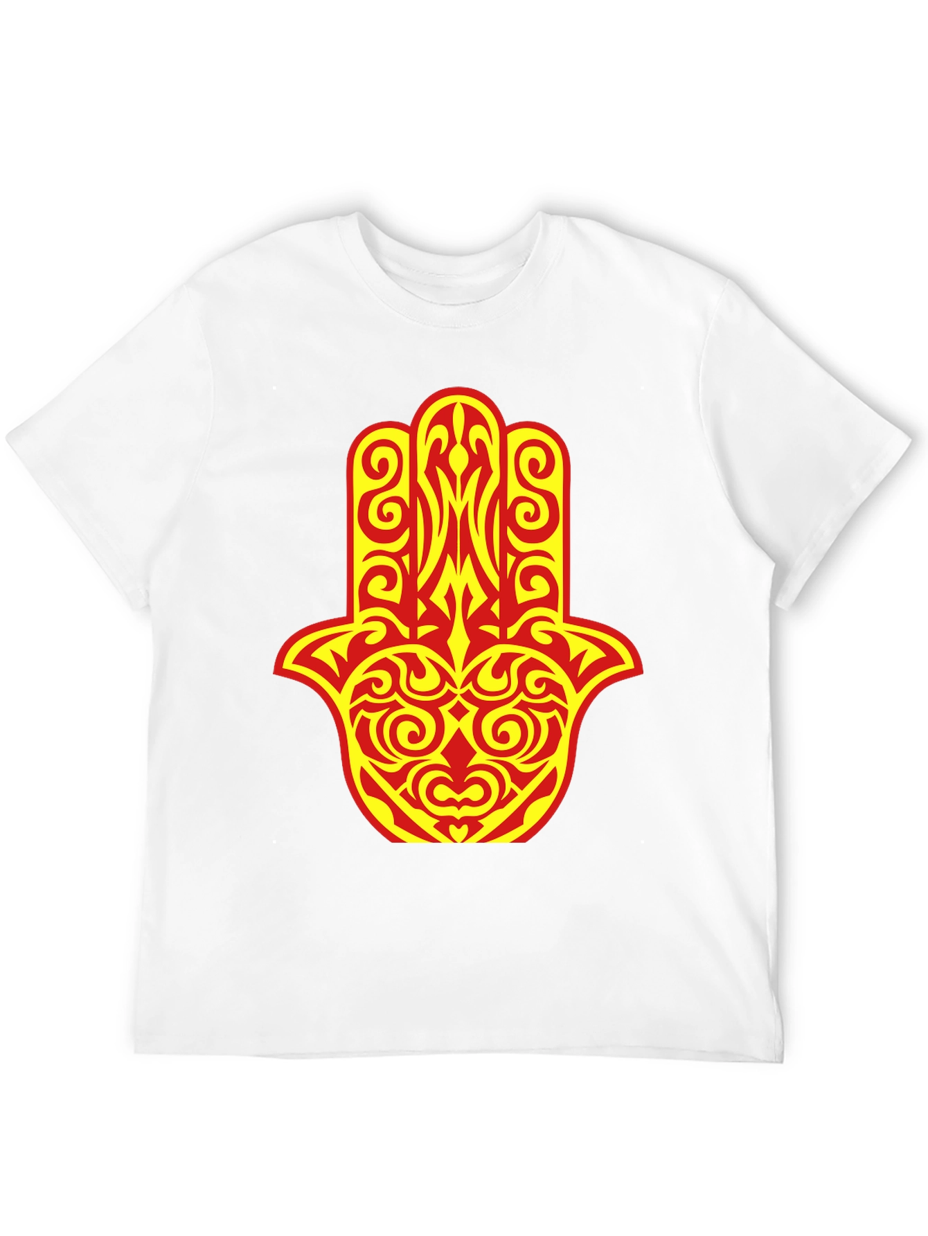Hamsa Hand Graphic Tee - Stylish Spiritual Design