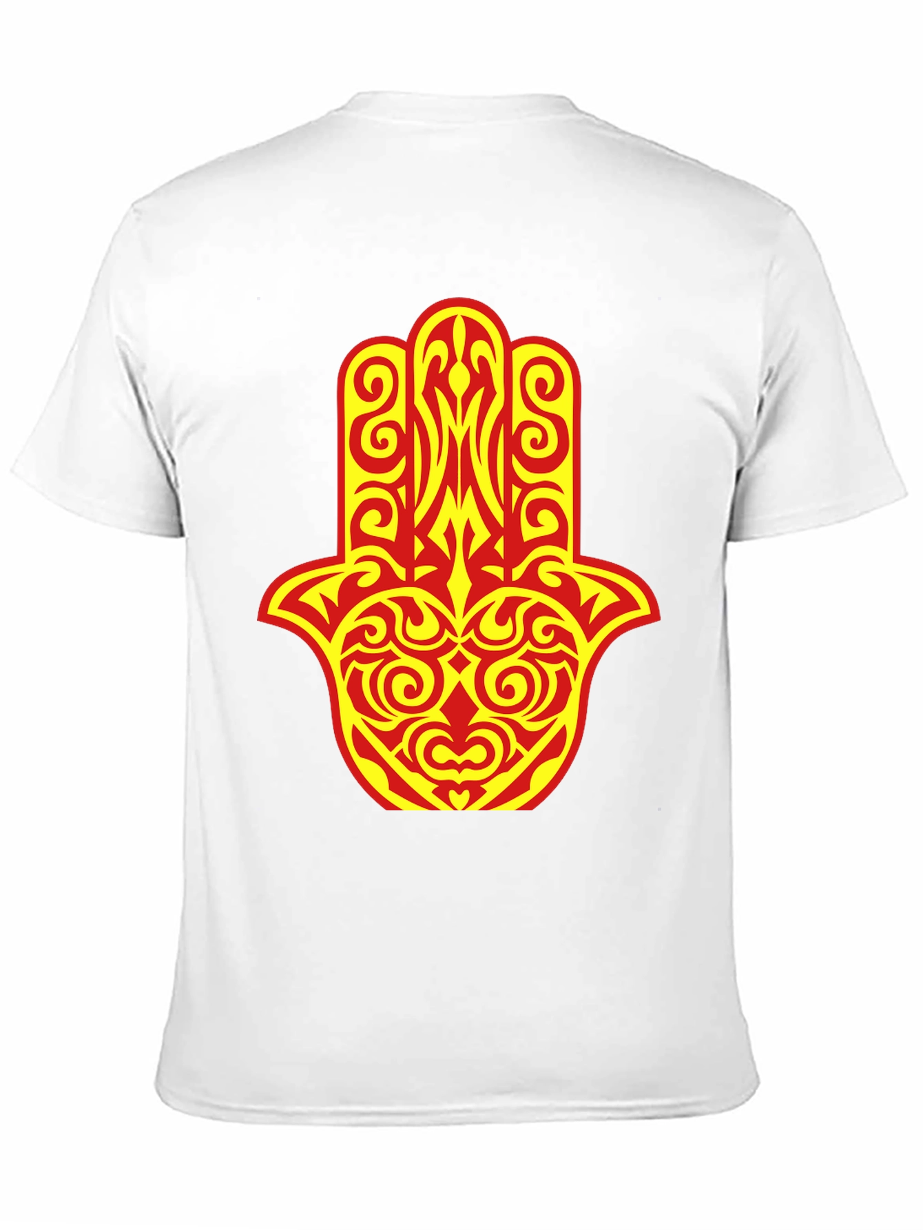 Hamsa Hand Graphic Tee - Stylish Spiritual Design