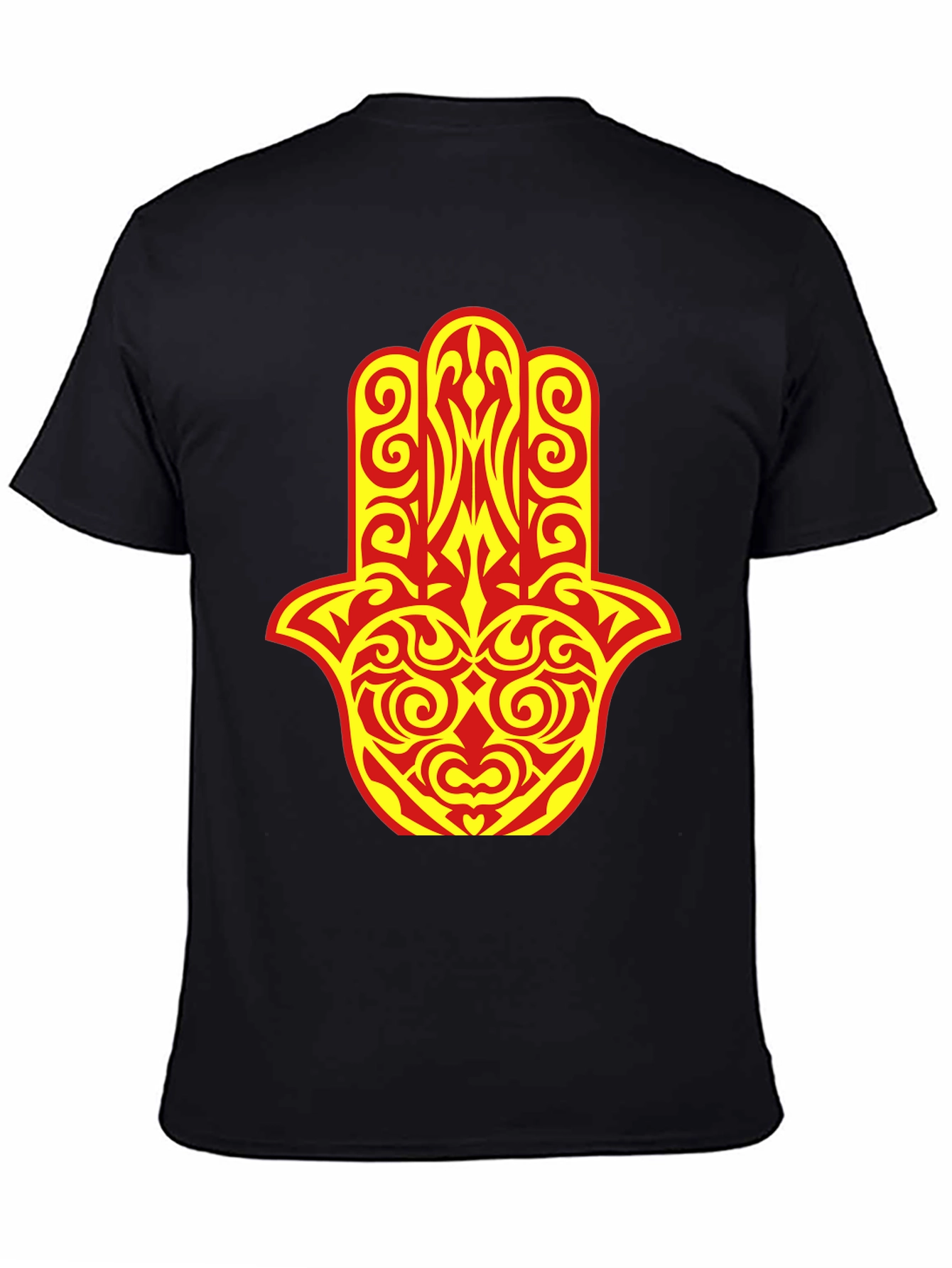 Hamsa Hand Graphic Tee - Stylish Spiritual Design