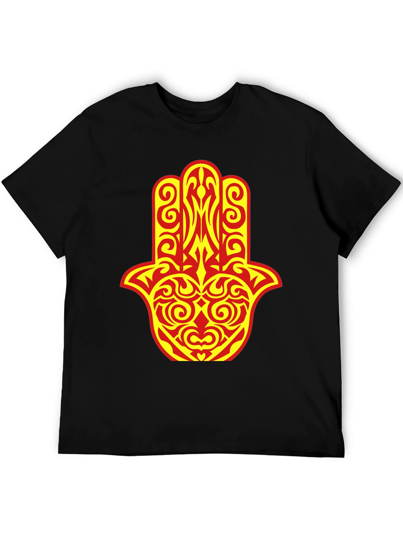 Hamsa Hand Graphic Tee - Stylish Spiritual Design
