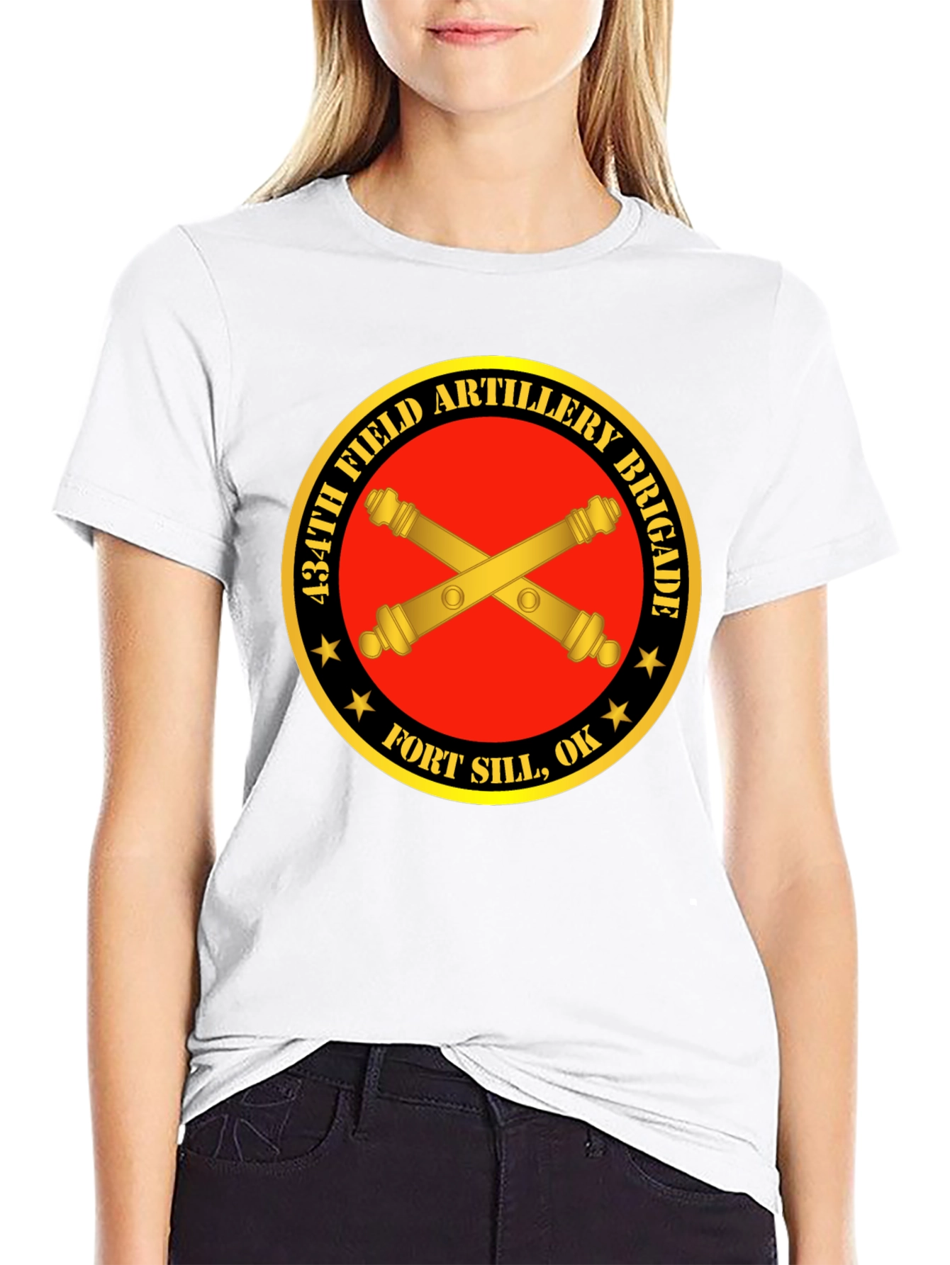 434th Field Artillery Brigade Black T-Shirt