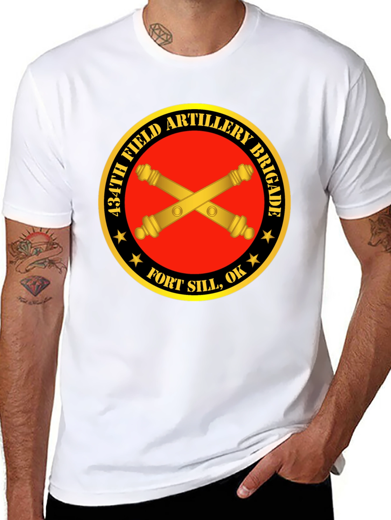 434th Field Artillery Brigade Black T-Shirt