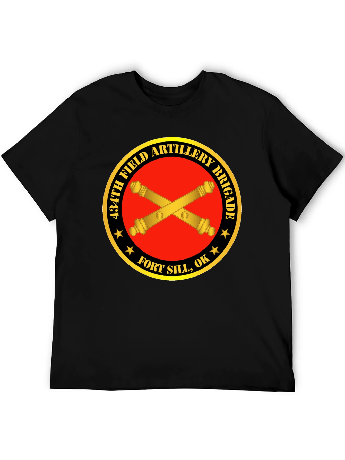 434th Field Artillery Brigade Black T-Shirt
