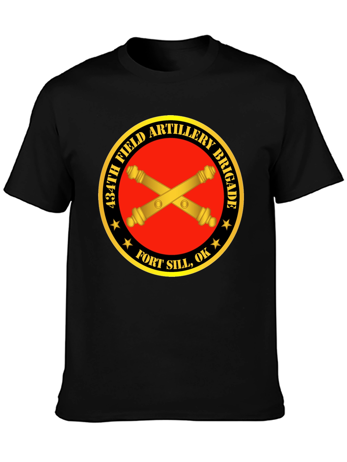 434th Field Artillery Brigade Black T-Shirt