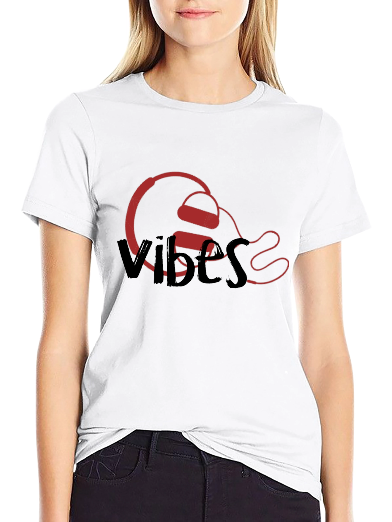 Vibes Headphones Graphic Tee - Stylish Casual Wear