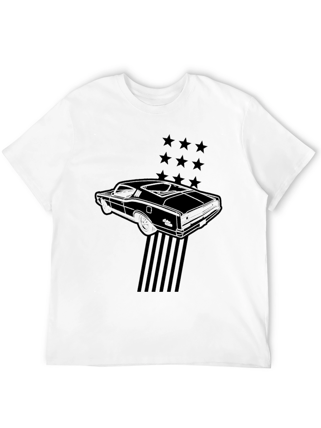 Retro Muscle Car T-Shirt - Classic Automotive Tee