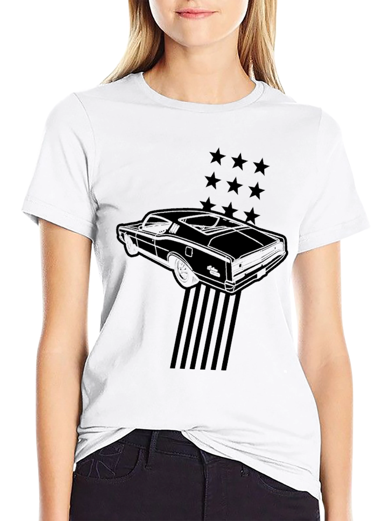 Retro Muscle Car T-Shirt - Classic Automotive Tee