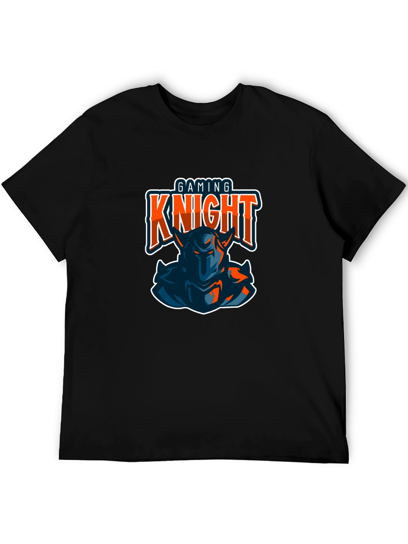 Gaming Knight T-Shirt - Black Graphic Tee