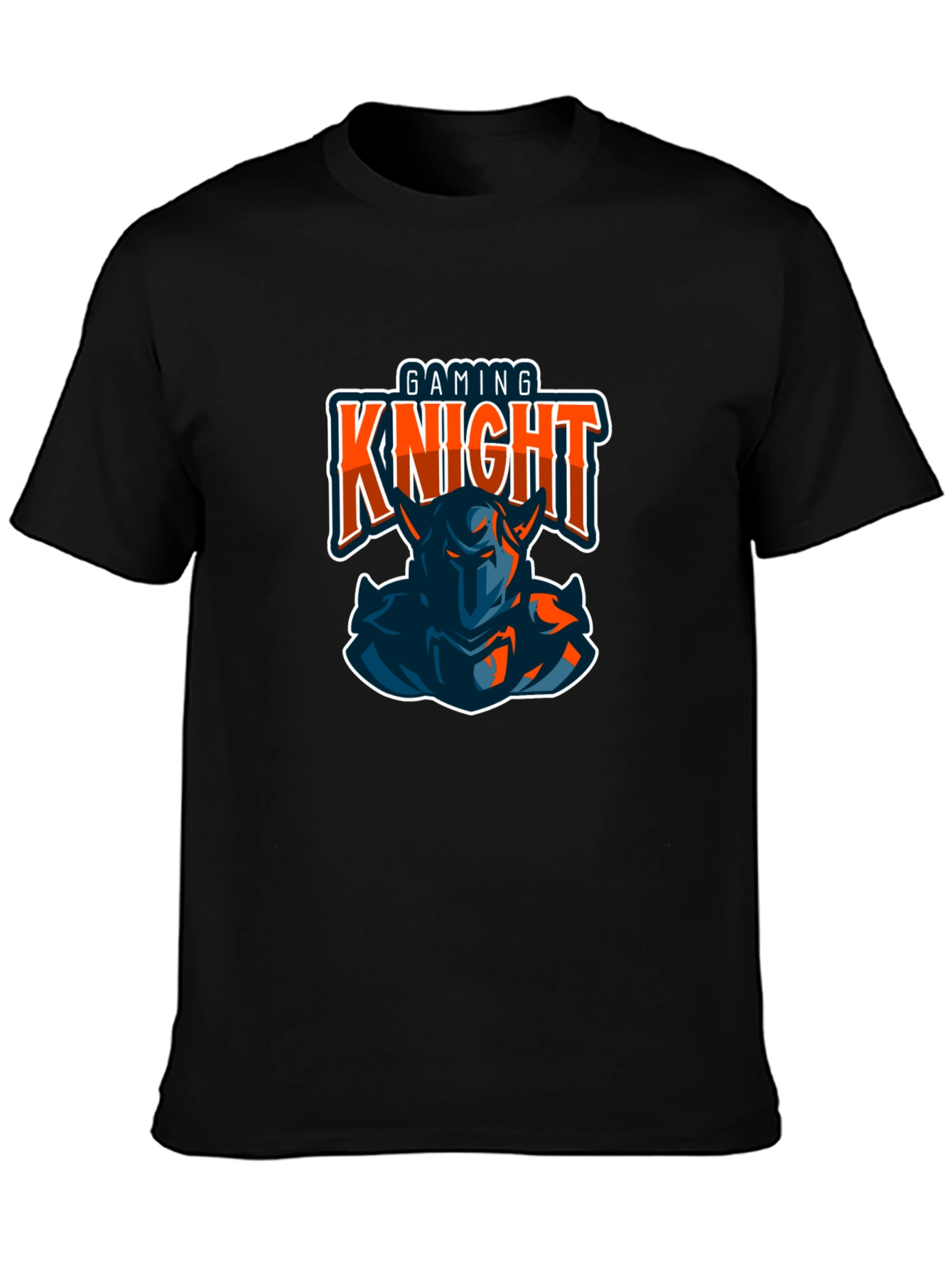Gaming Knight T-Shirt - Black Graphic Tee