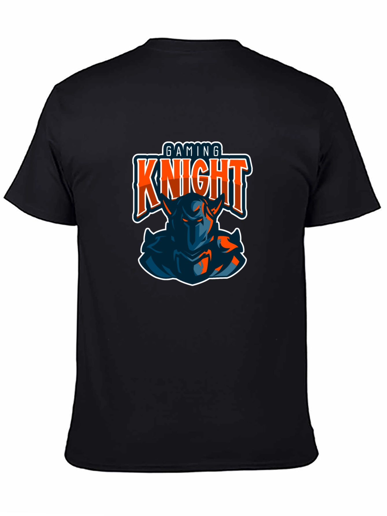 Gaming Knight T-Shirt - Black Graphic Tee