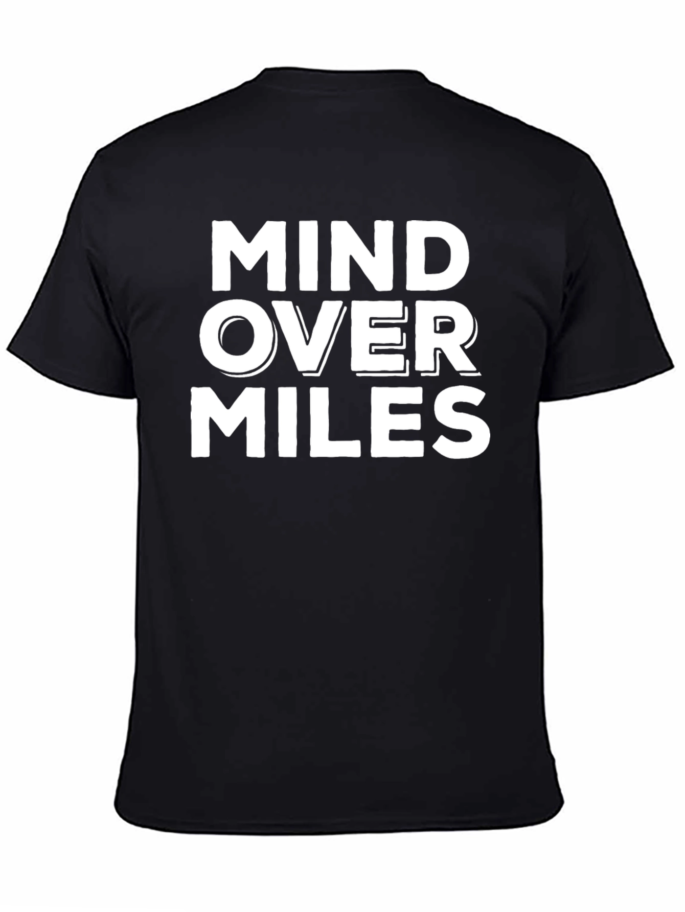 Mind Over Miles Black T-Shirt