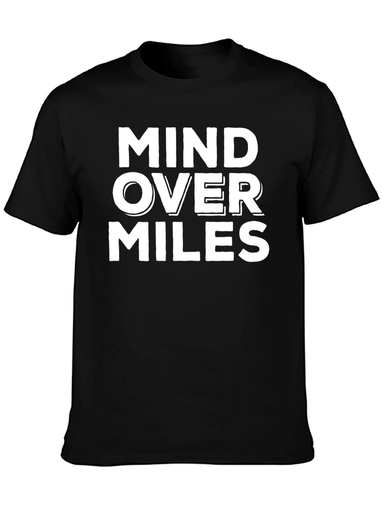Mind Over Miles Black T-Shirt