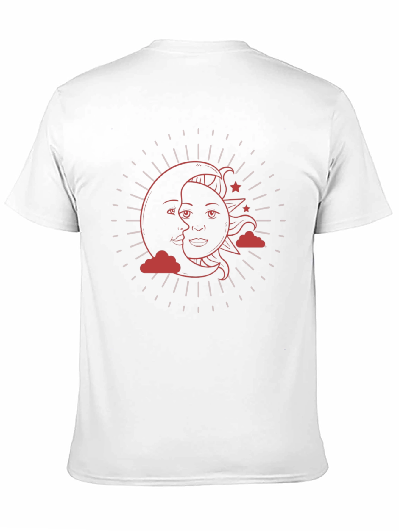 Celestial Sun & Moon Graphic T-Shirt