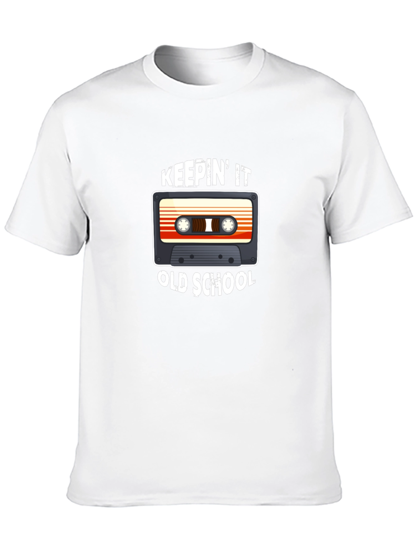 Keepin It Old School Cassette Tape Graphic Tee