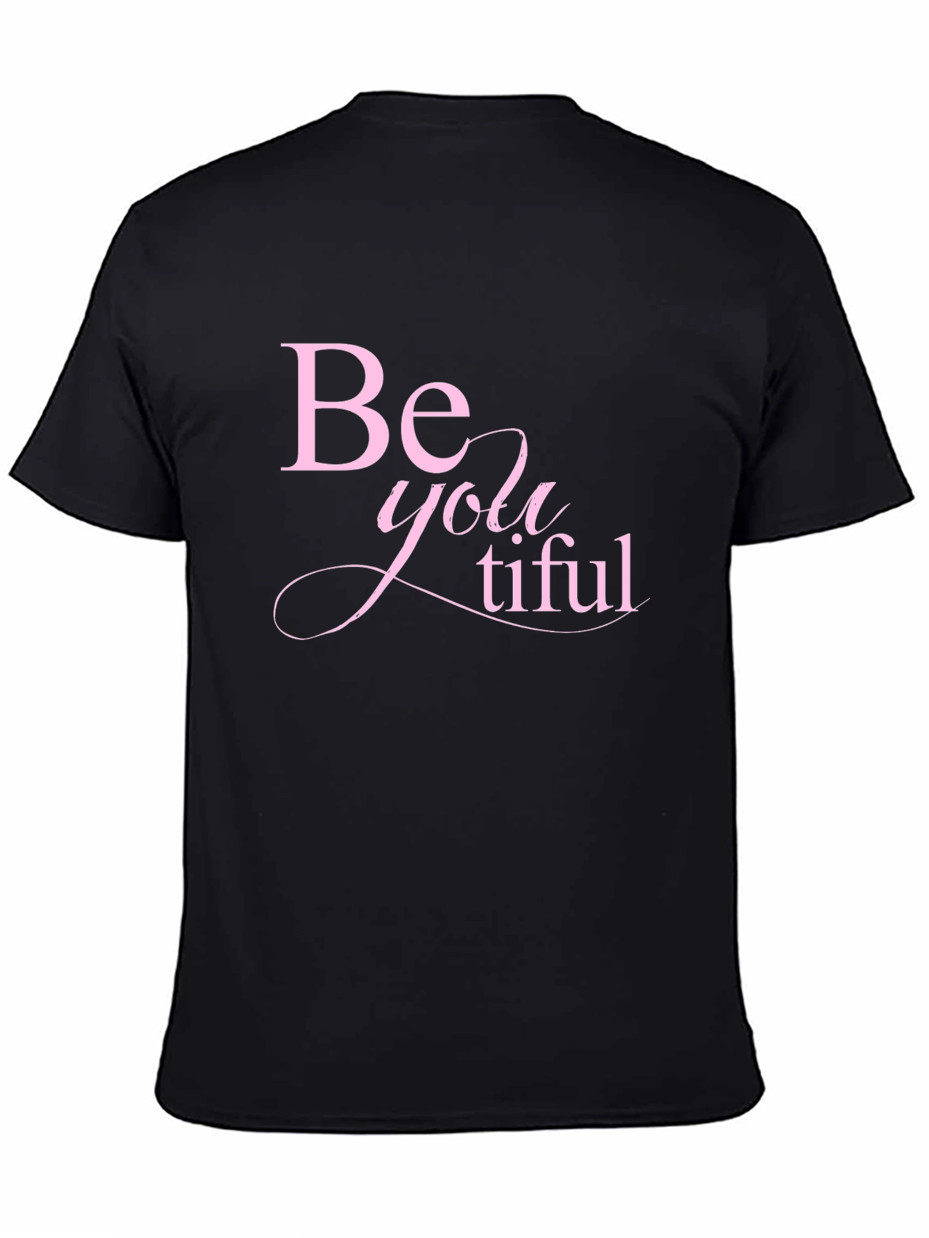Be-YOU-tiful Black Graphic Tee