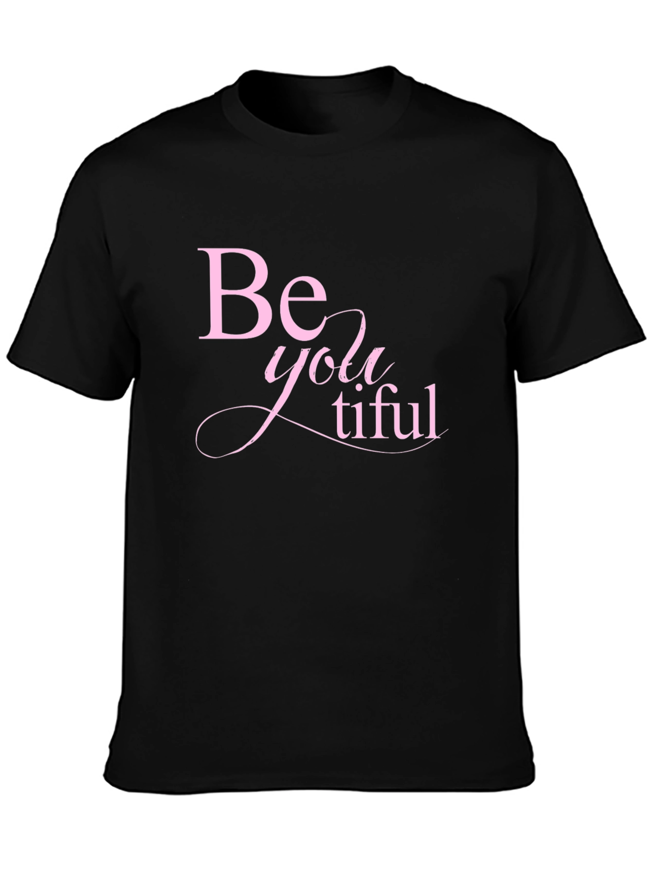 Be-YOU-tiful Black Graphic Tee