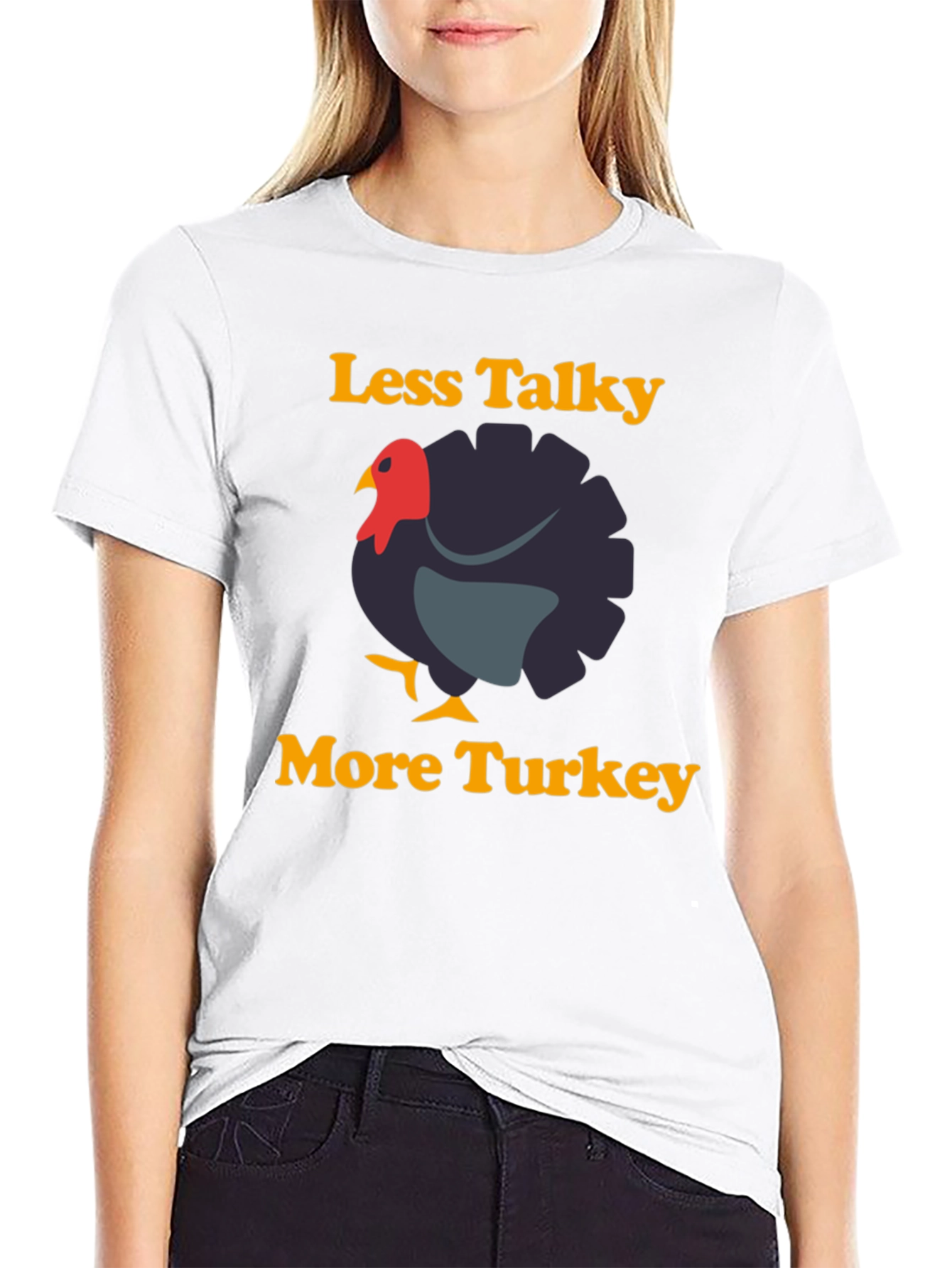 Less Talky More Turkey Graphic T-Shirt