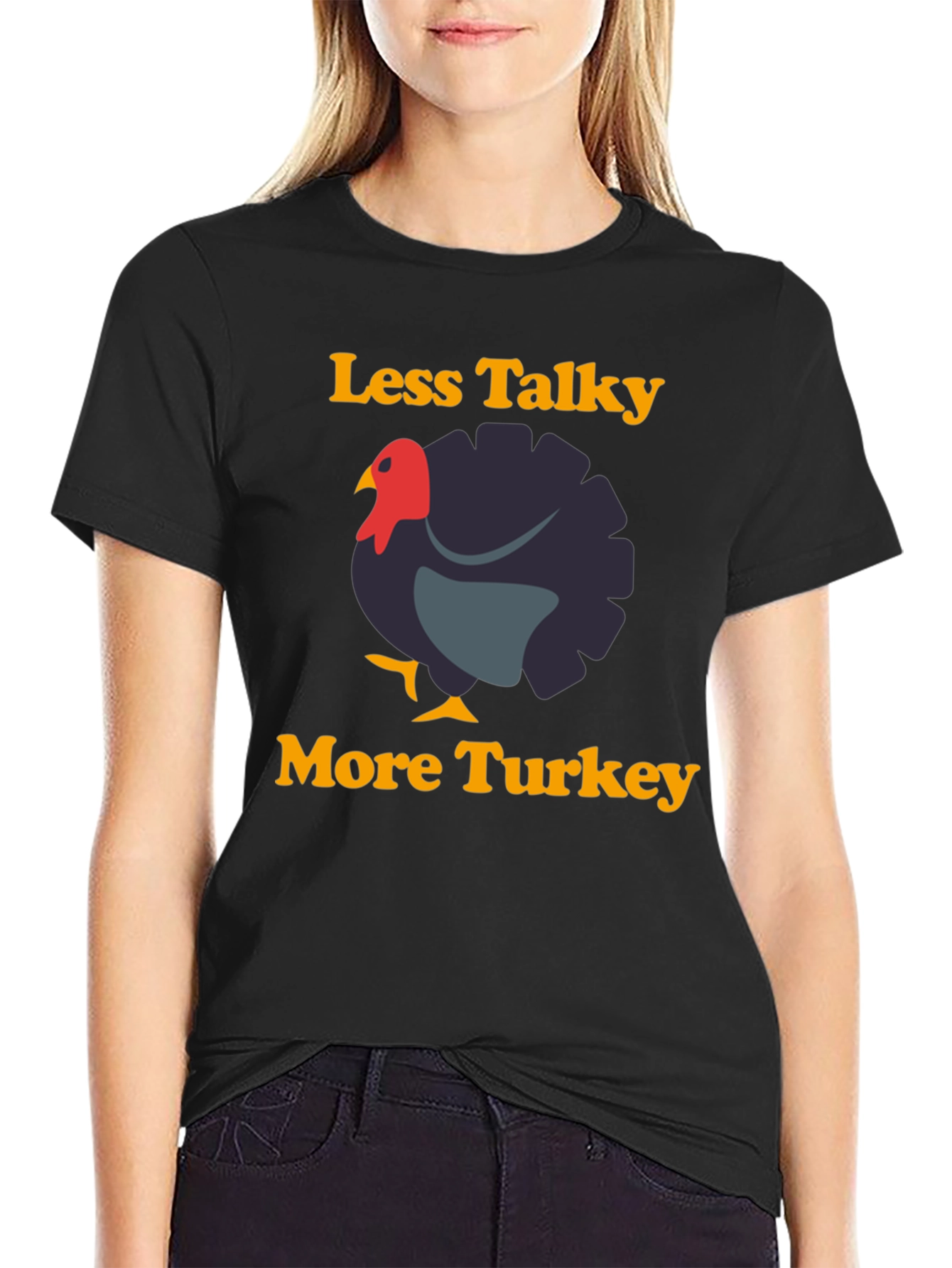 Less Talky More Turkey Graphic T-Shirt