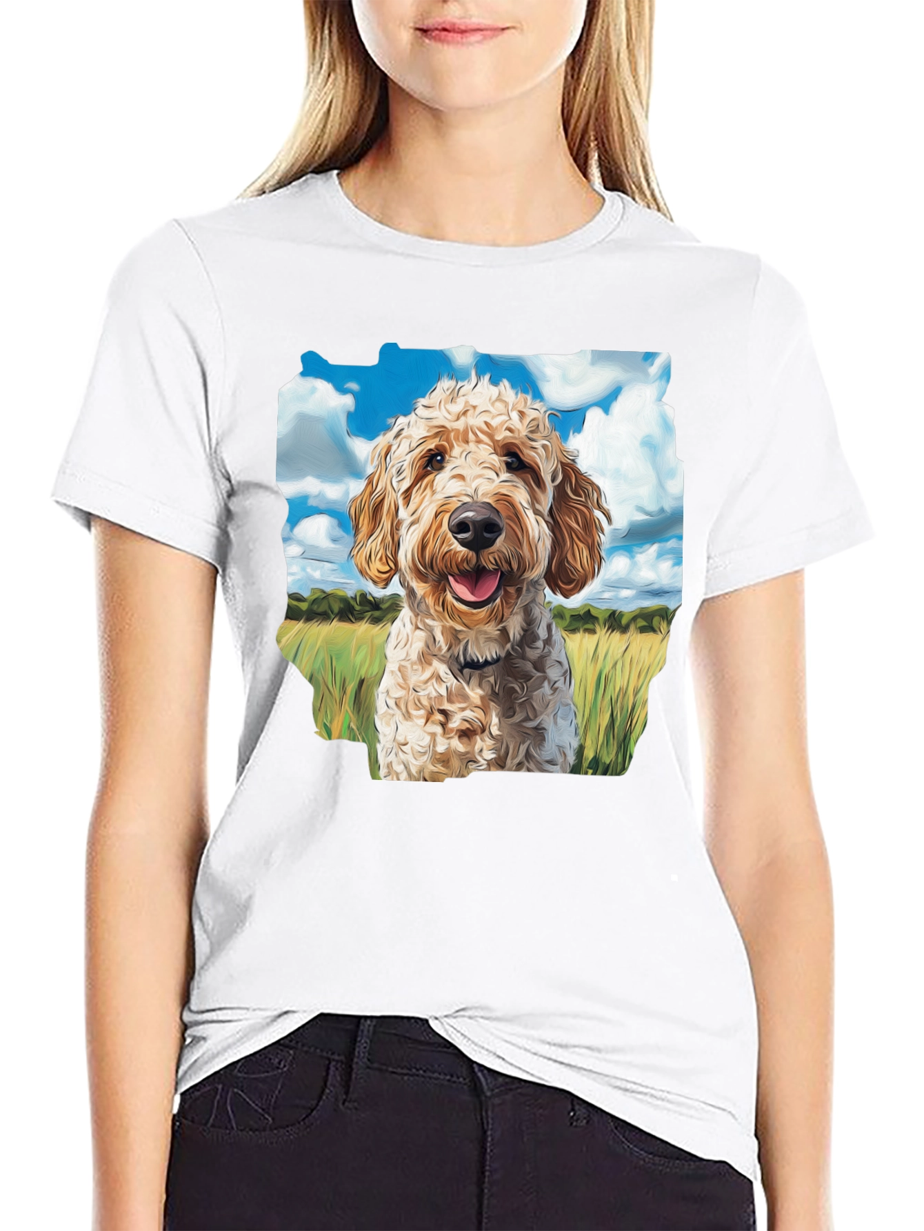 Goldendoodle Dog Lover T-Shirt - Black