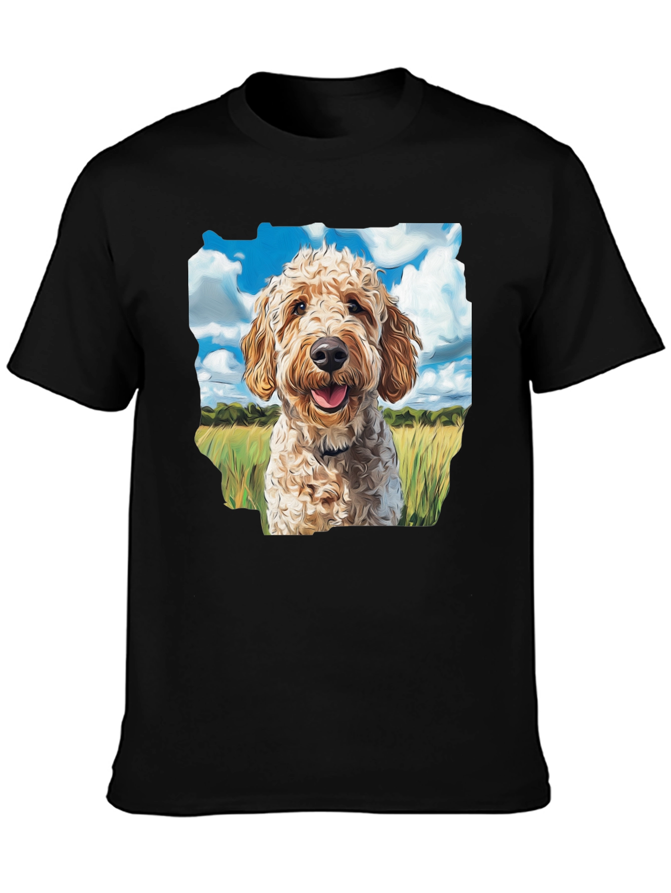 Goldendoodle Dog Lover T-Shirt - Black