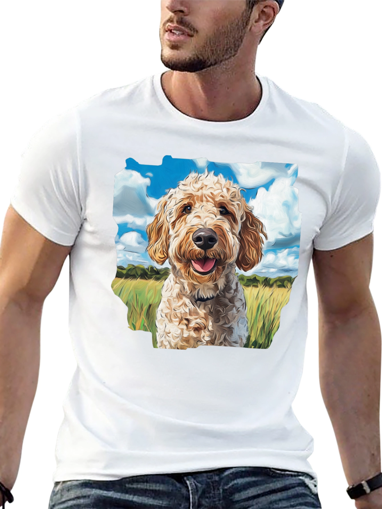 Goldendoodle Dog Lover T-Shirt - Black
