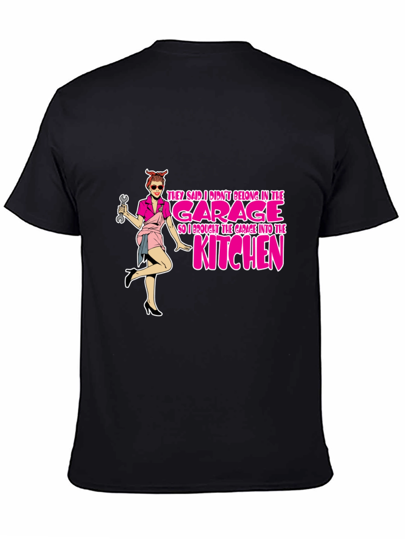 Garage to Kitchen Black T-Shirt