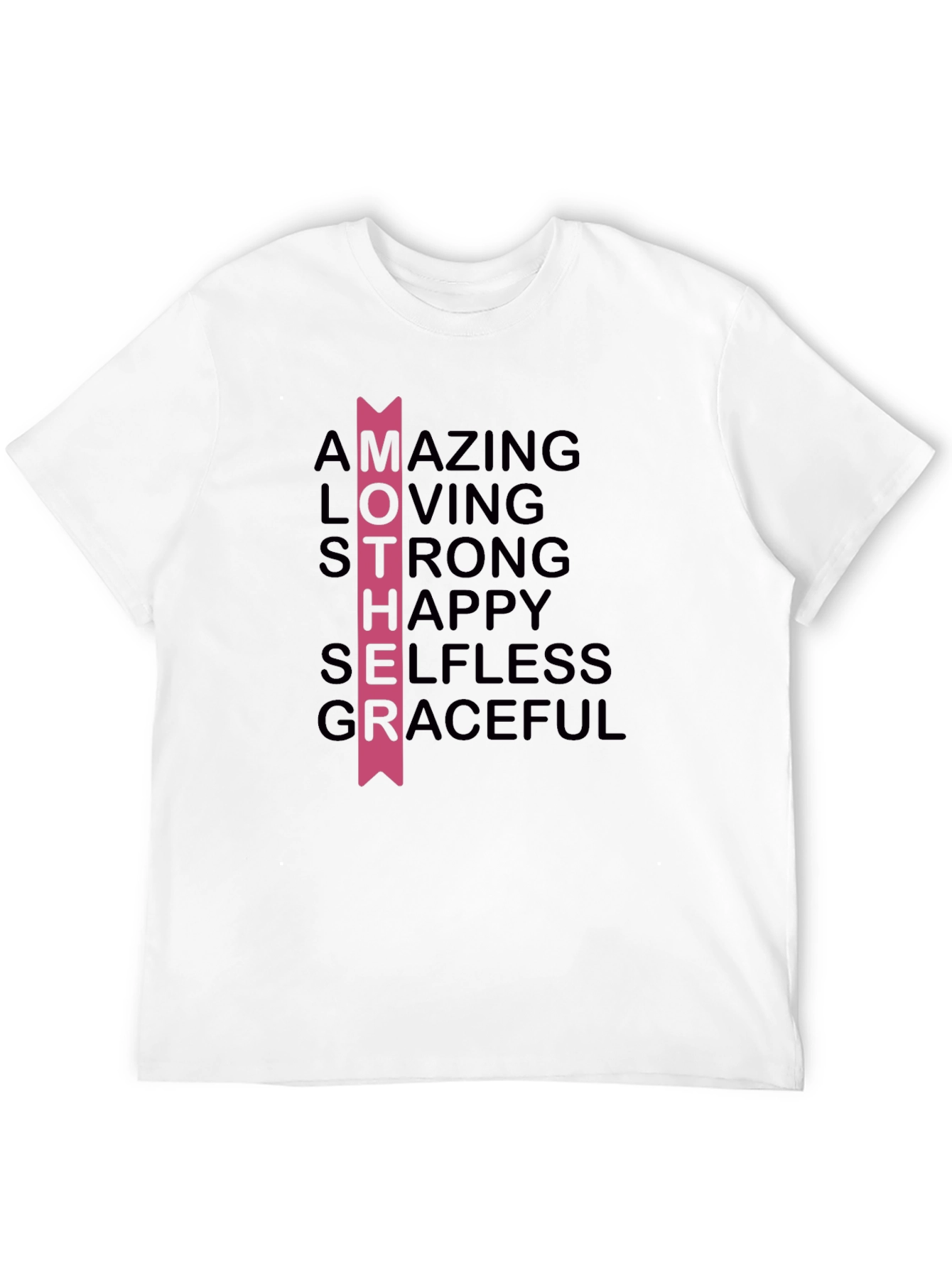 Mother Acronym Graphic T-Shirt - Black