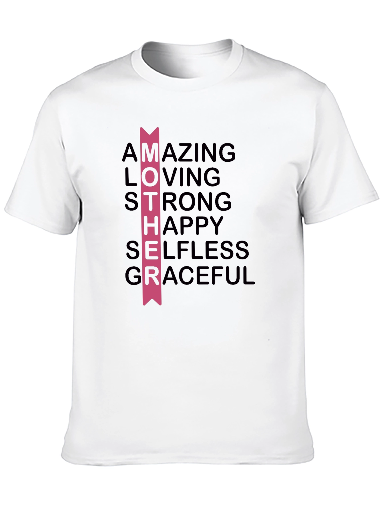 Mother Acronym Graphic T-Shirt - Black