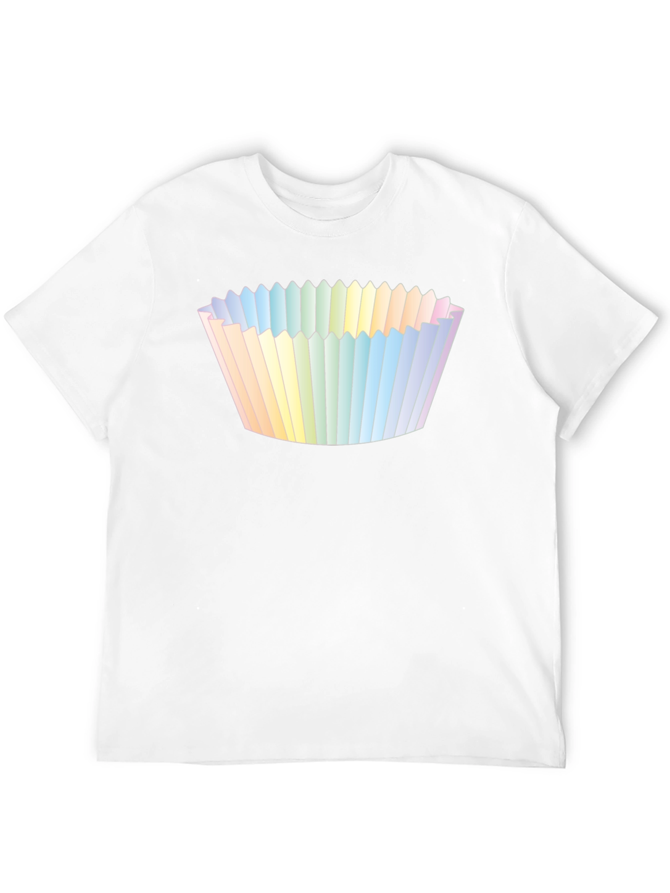 Cupcake Liner Graphic Tee - Black Cotton T-Shirt