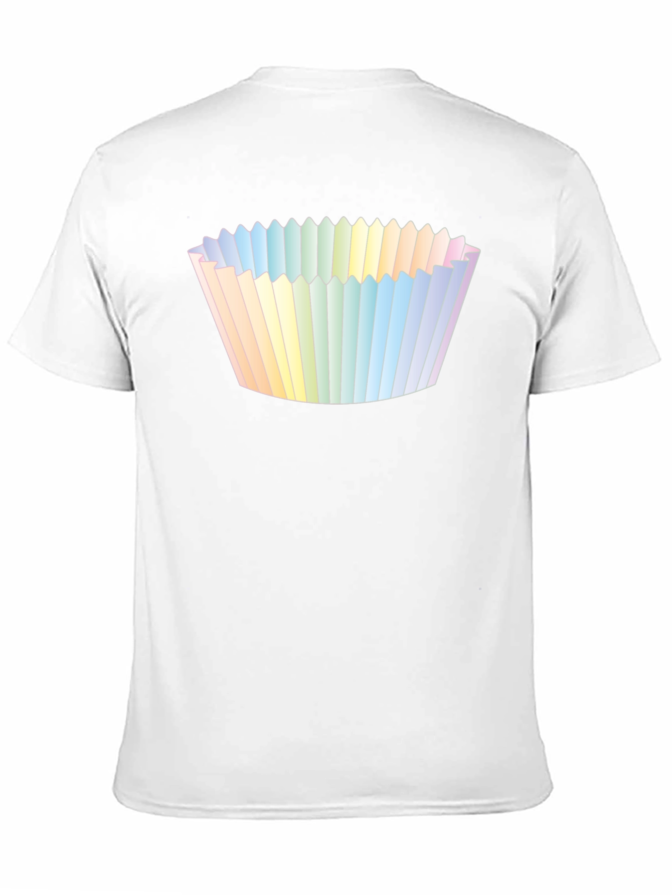 Cupcake Liner Graphic Tee - Black Cotton T-Shirt