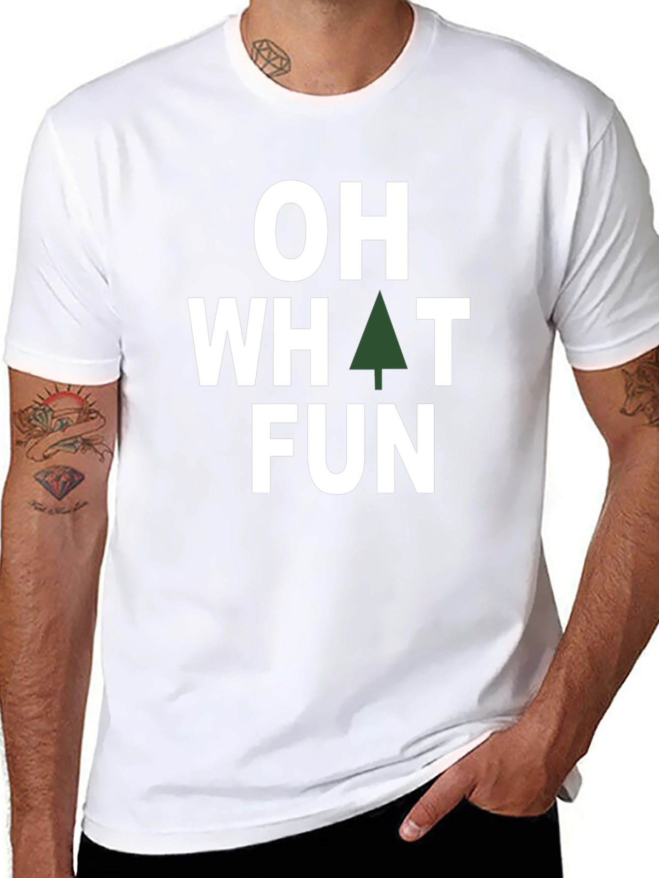 Oh What Fun Holiday T-Shirt - Black