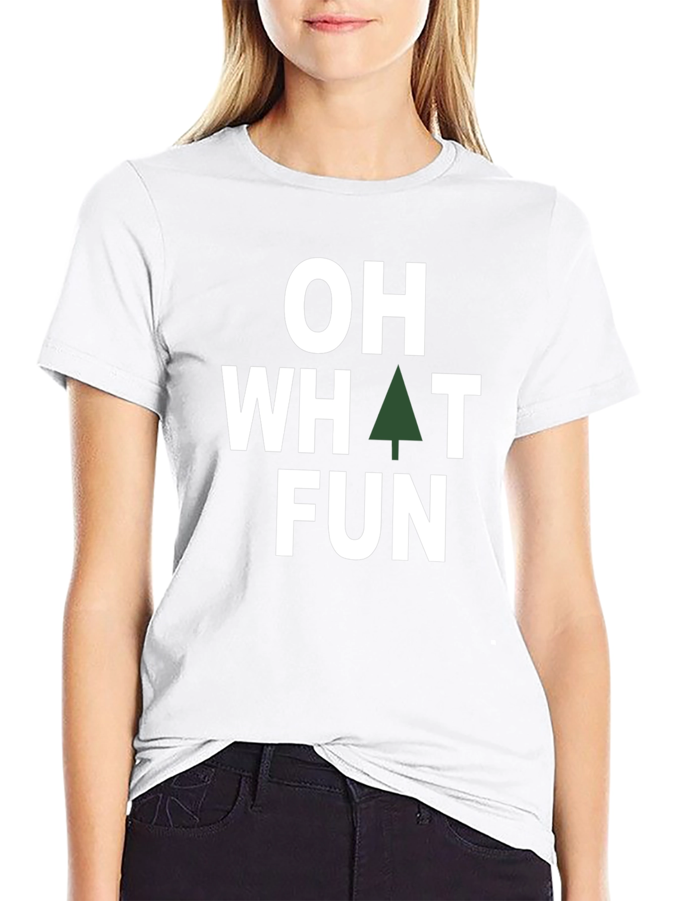 Oh What Fun Holiday T-Shirt - Black
