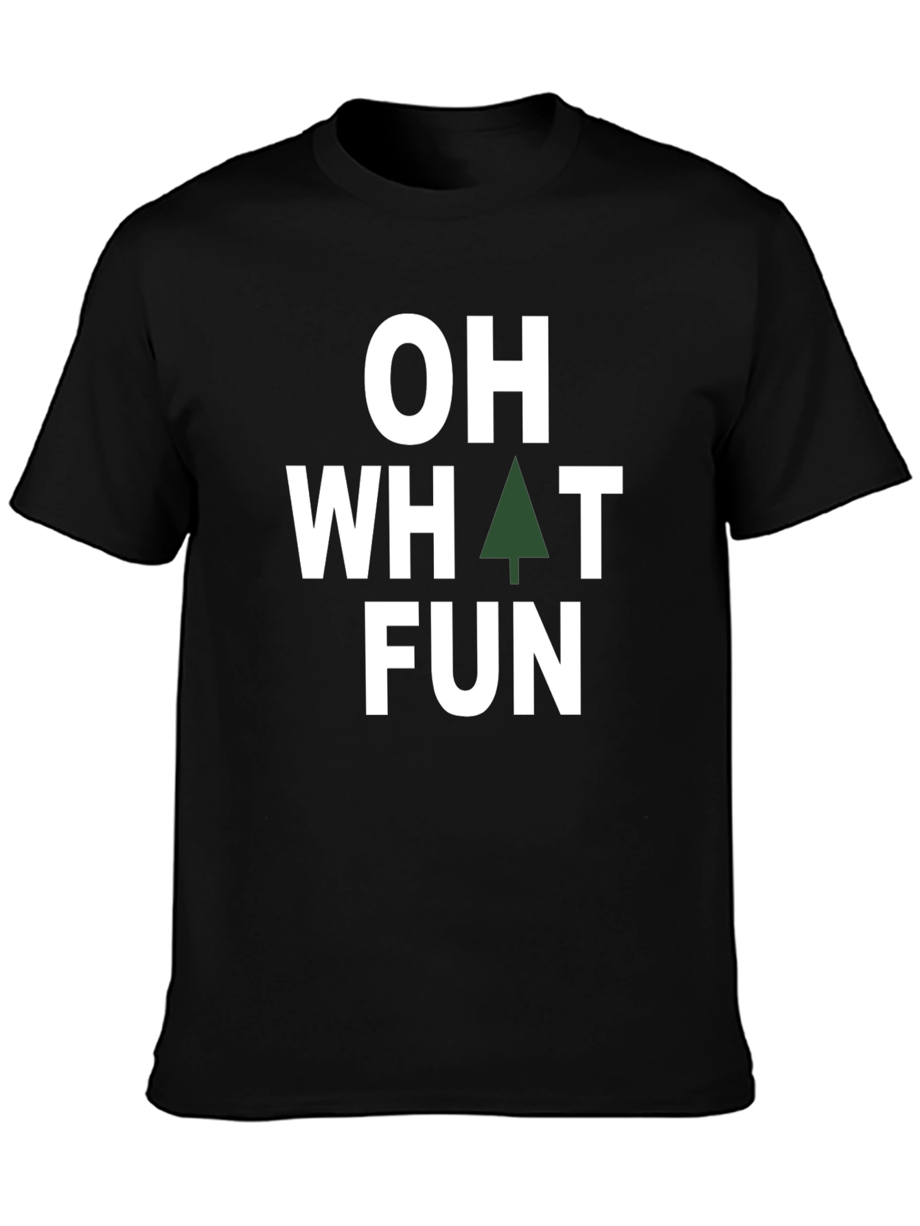 Oh What Fun Holiday T-Shirt - Black