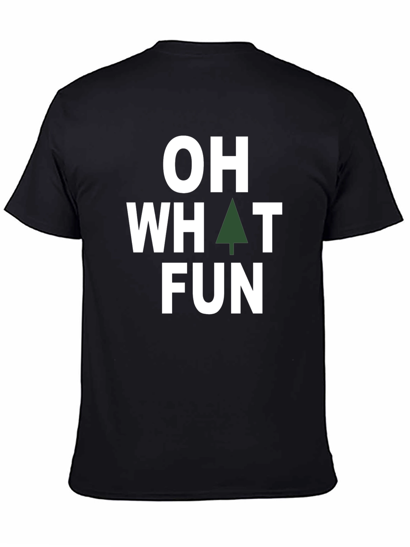 Oh What Fun Holiday T-Shirt - Black