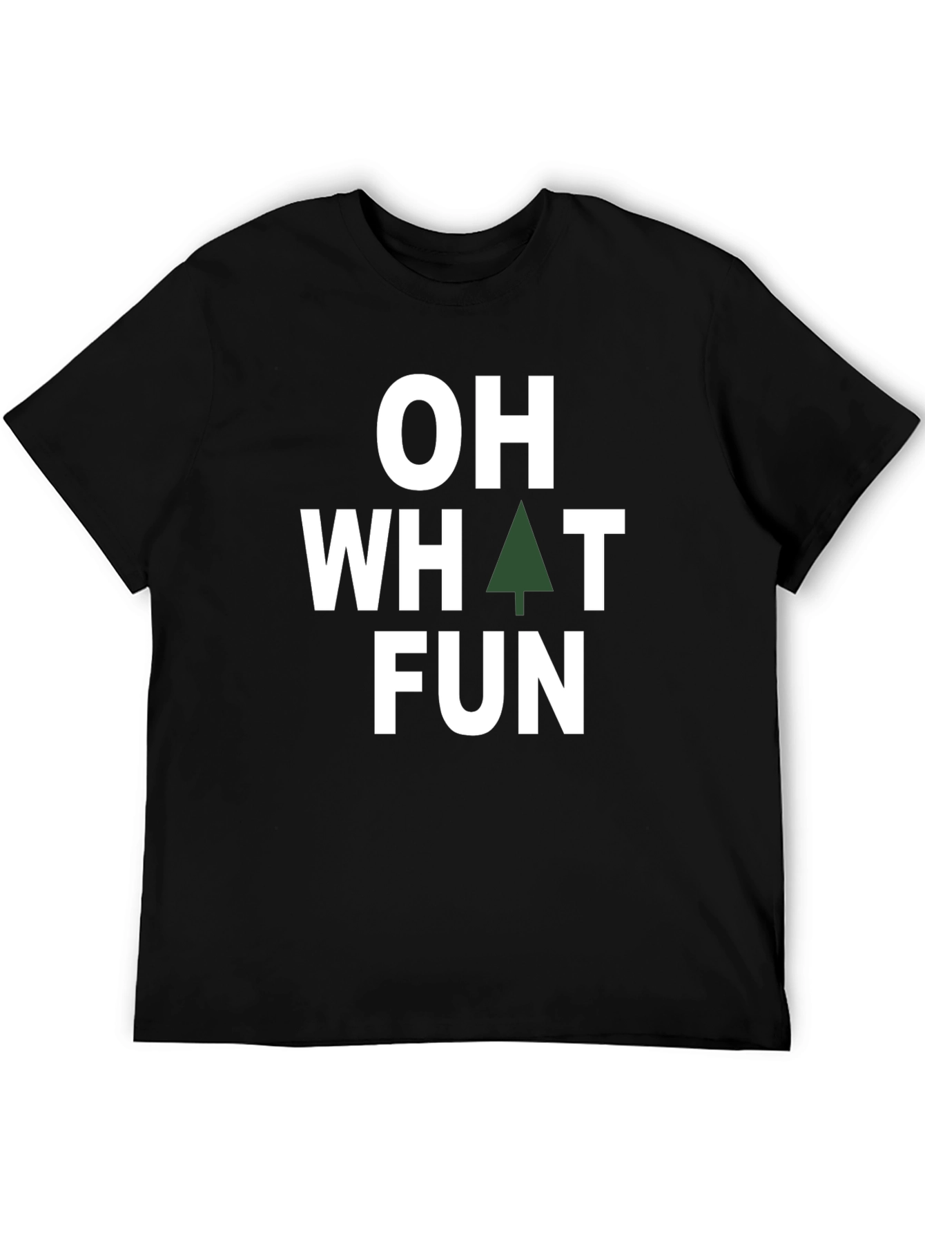 Oh What Fun Holiday T-Shirt - Black