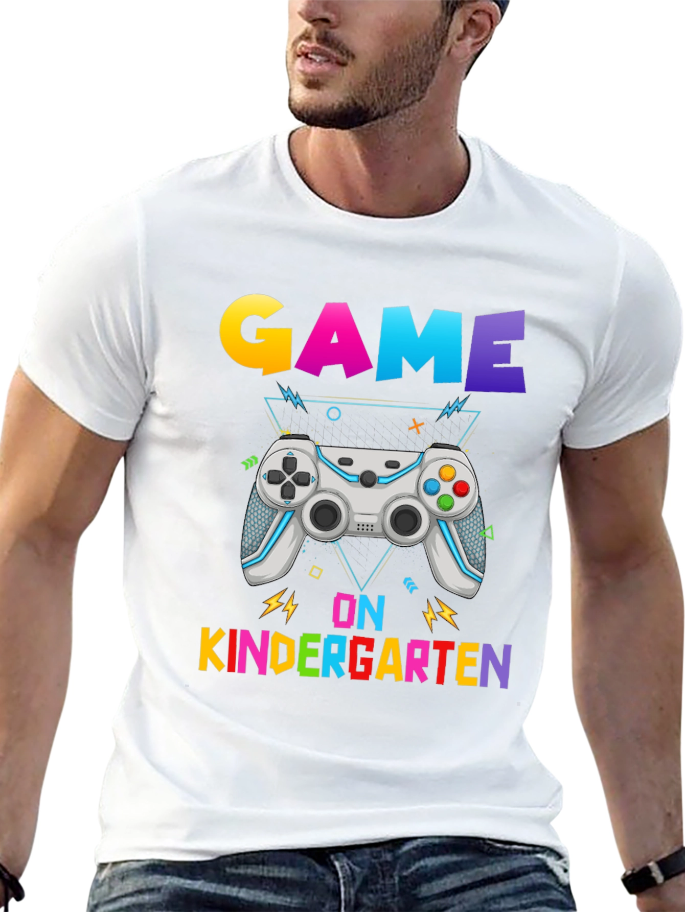 Game On Kindergarten Black T-Shirt
