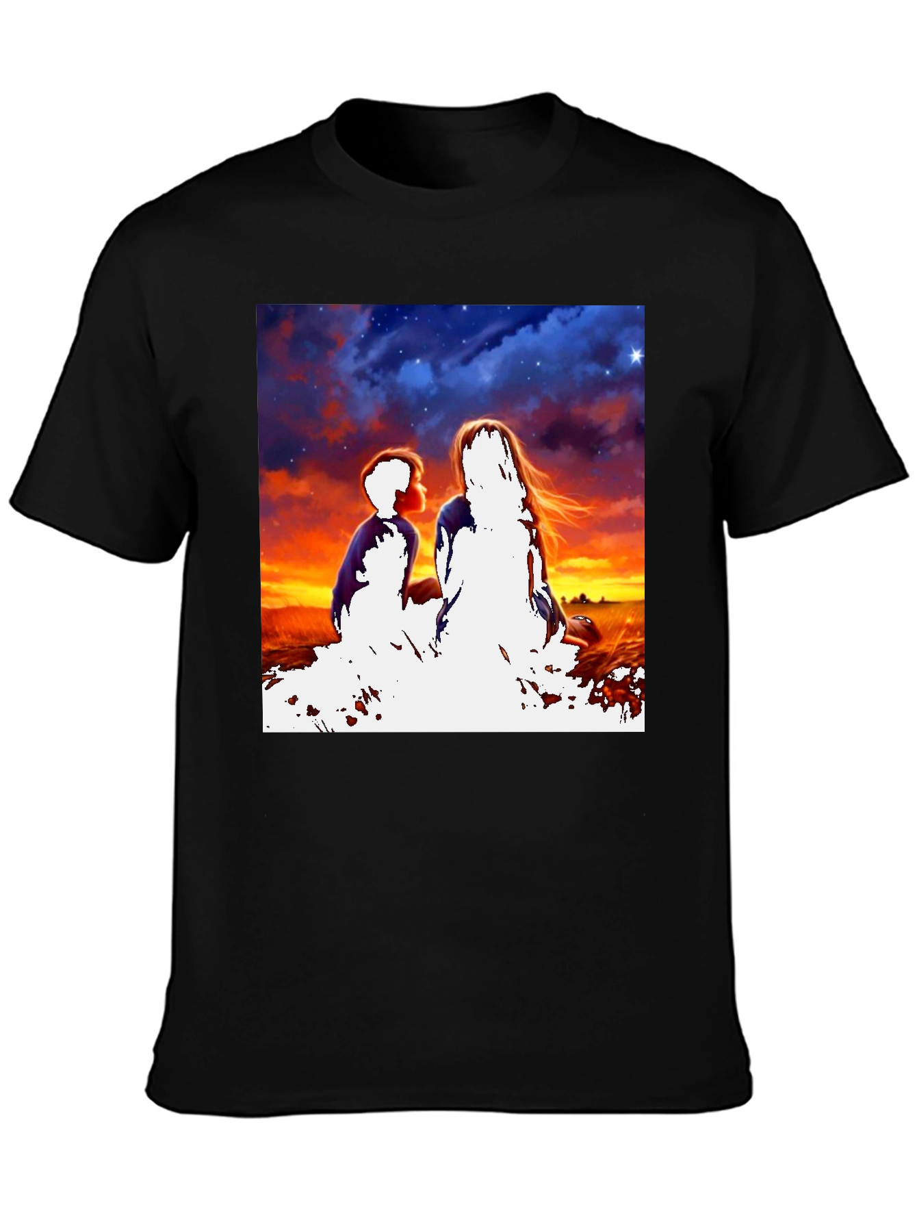 Sunset Silhouette Graphic Tee
