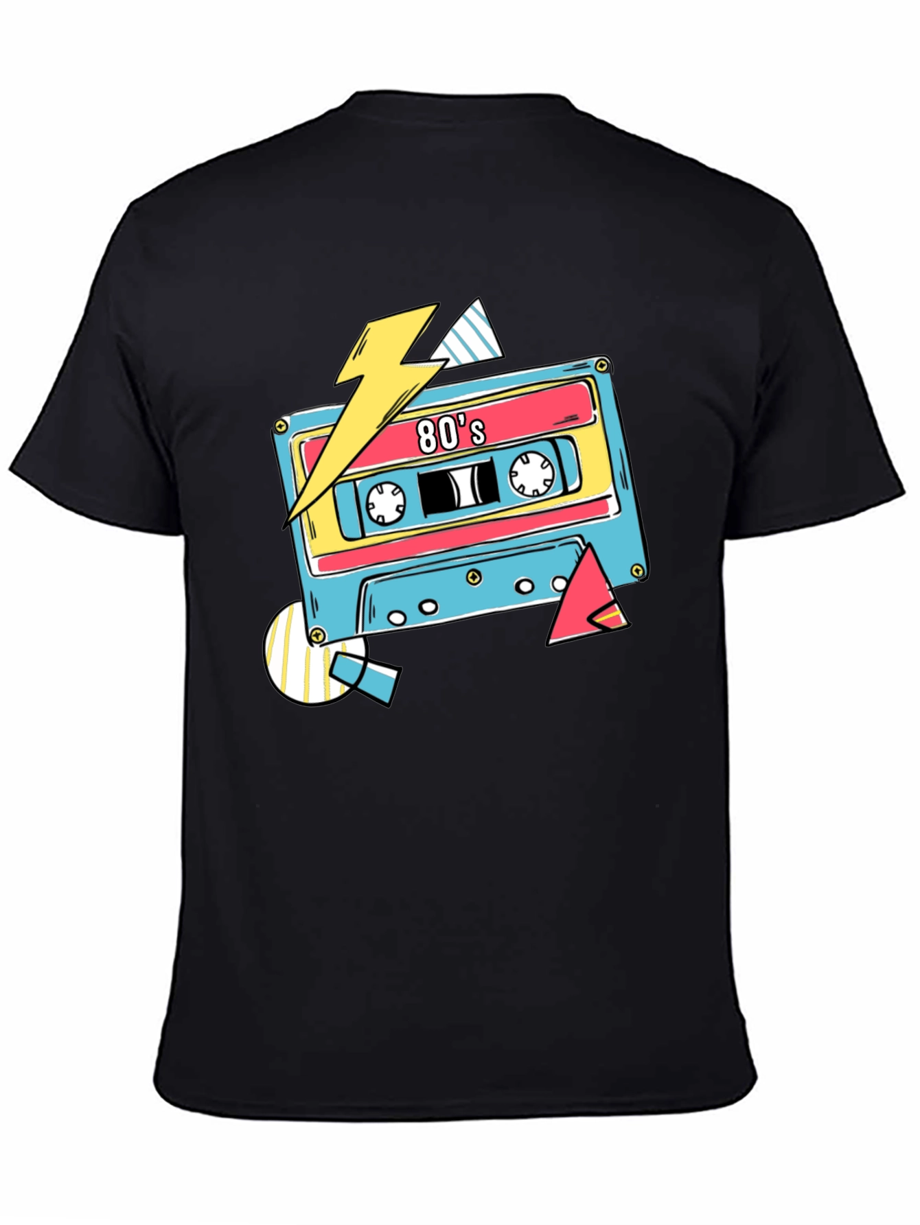 Retro 80s Cassette Tape Graphic T-Shirt
