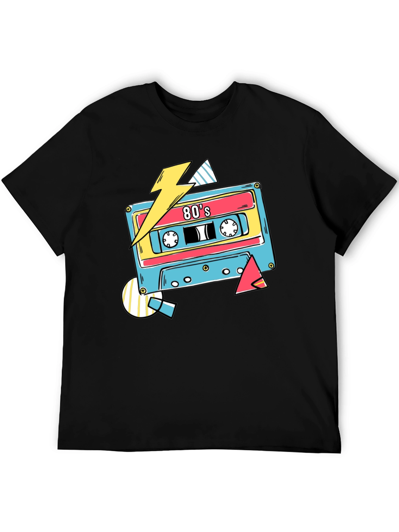 Retro 80s Cassette Tape Graphic T-Shirt