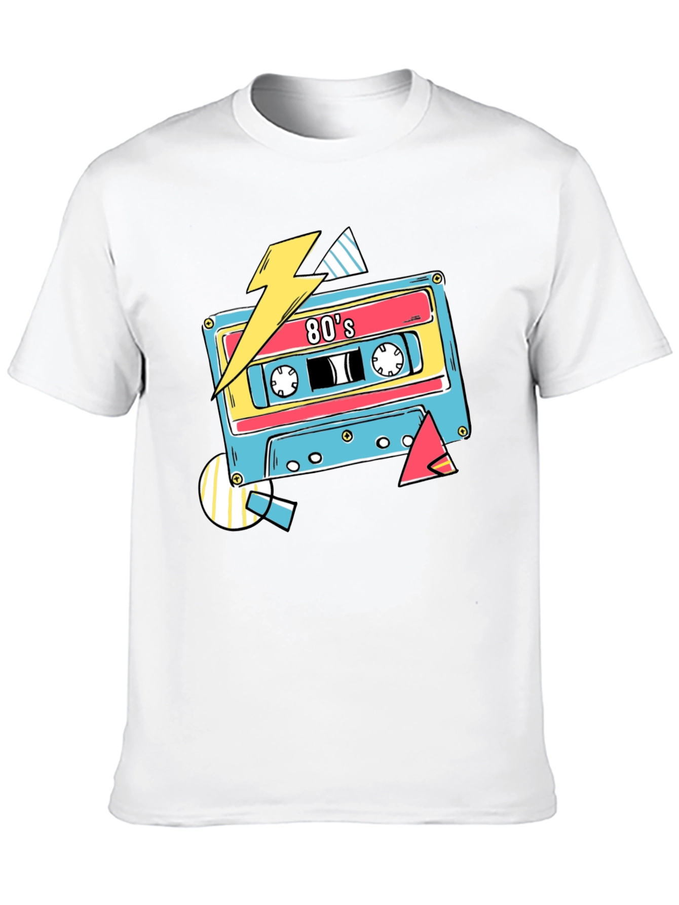 Retro 80s Cassette Tape Graphic T-Shirt