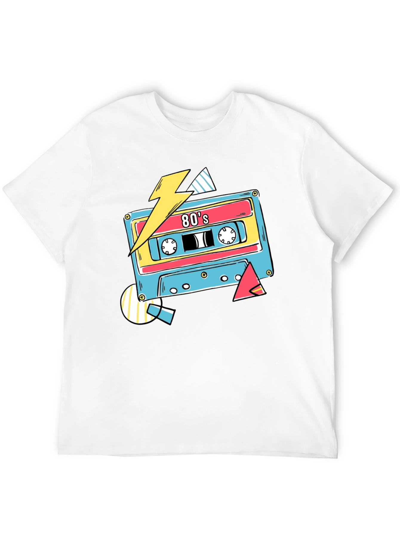 Retro 80s Cassette Tape Graphic T-Shirt